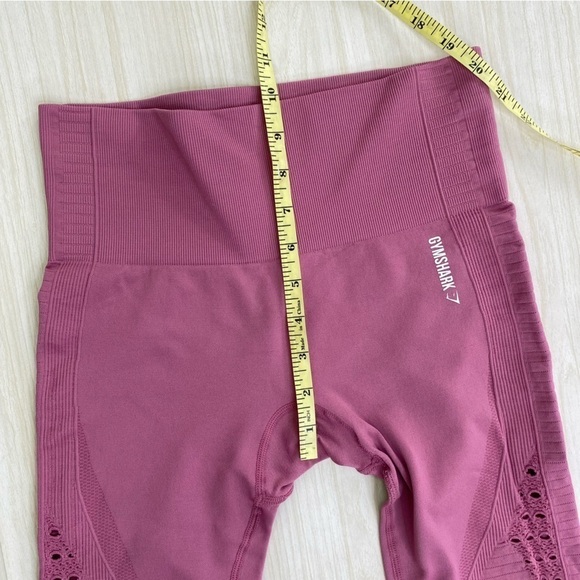 Gymshark Pink Laser die cut workout leggings size S - Picture 4 of 9